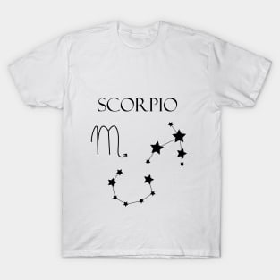 Scorpio Zodiac Horoscope Constellation Sign T-Shirt